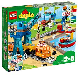 Конструктор LEGO DUPLO 10875 Town Грузовой поезд УЦЕНКА