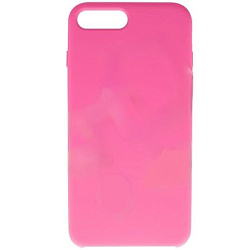 Задняя накладка STR для iPhone 7 Plus шелковистый (розовый)