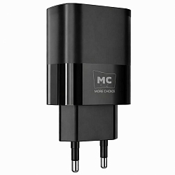 Сетевое ЗУ 1Type-C 3A MORE CHOICE NC67 Black, PD20W