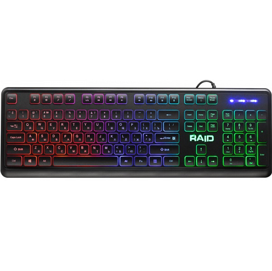 Клавиатура DEFENDER Raid, GK-778DL, чёрный