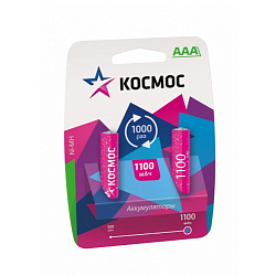 Аккумулятор КОСМОС R03 1100 mAh BL-2 (2/24/288)