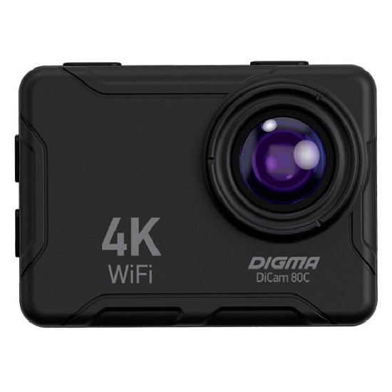 Экшн-камера DIGMA DiCam 80C черный