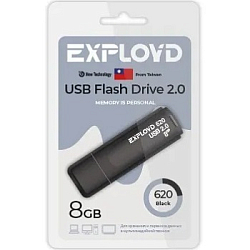 USB  8Gb Exployd  620 чёрный