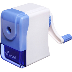 Точилка механическая с контейнером Классика, цвет голубой 10212688