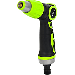 Пистолет-распылитель поливочный бескурковый DELI DL8072 3 режима распыления, диаметр шланга 3/4";, прорезиненная рукоять, корпус из цинкового сплава