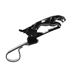 Автомобильный держатель прищепка, "Тигр", поворотный 360°, черный  7121194