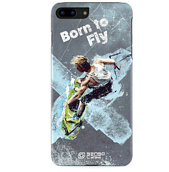 Задняя накладка SENSOCASE для iPhone 7 Plus Born to fly