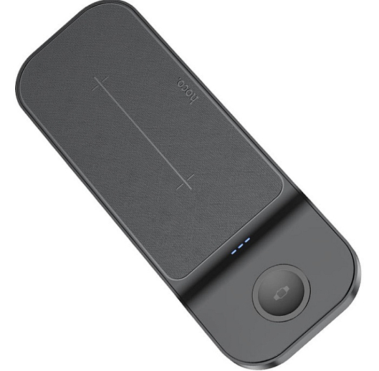 Беспроводное ЗУ HOCO CQ6 3в1, черное, 23W