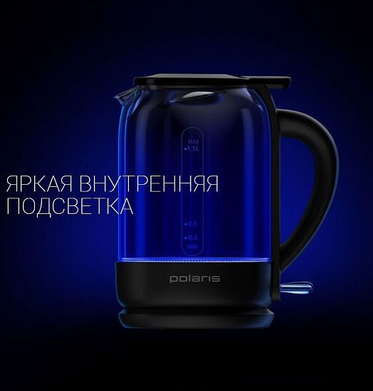 Чайник электрический POLARIS PWK1759CGL черный