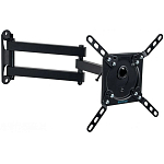 Кронштейн KROMAX DIX-14 black, настенный, поворотно-выдвижной и наклонный