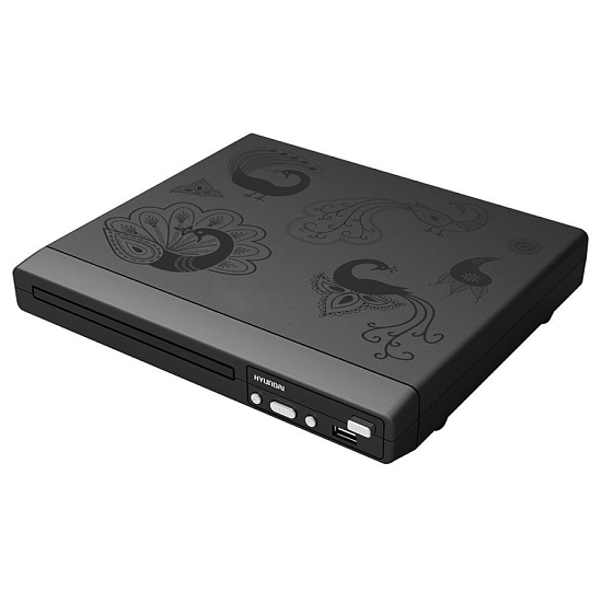 DVD плеер HYUNDAI H-DVD120 черный ПДУ
