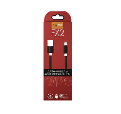 Кабель USB <--> Lightning  1.0м FAISON FX2 чёрный