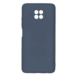 Задняя накладка SILICONE COVER для Xiaomi Redmi Note 9T тёмно-синий
