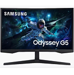 Монитор игровой 27" Samsung Odyssey G5 S27CG550EI (2560x1440/ VA/ 165 Hz), Чёрный