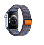 Нейлоновый ремешок HOCO WA25 Original для APPLE Watch 42/44/45/49mm, чёрный, синий, разноцветный узор