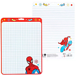 Доска маркерная A4 двусторонняя: клетка/линейка Д4, Человек-паук 7673450