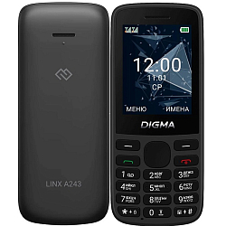 Телефон DIGMA A243 Linx черный