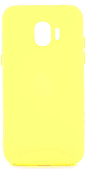 Задняя накладка XIVI для SAMSUNG Galaxy J2 (2018), SC, матовая, №41, жёлтый