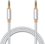 Кабель Jack 3.5 <--> Jack 3.5  2.0м  JET.A JA-AC02 в оплетке, белый