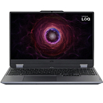 Ноутбук игровой 15.6" Lenovo LOQ 15ARP9 (AMD Ryzen 5-7235HS/ 24 ГБ/ SSD 512 ГБ/ RTX 3050/ DOS) (83JC005FRK) серый