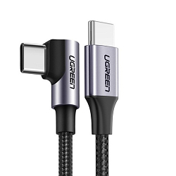 Кабель Type-C <--> Type-C  3.0м UGREEN US255 (80714) серо-черный