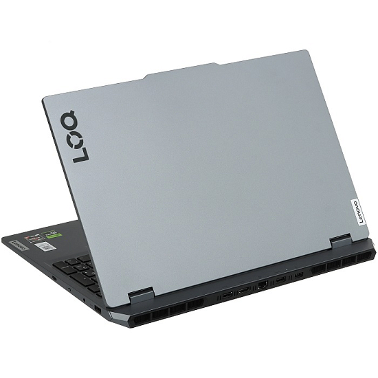 Ноутбук игровой 15.6" Lenovo LOQ 15ARP9 (AMD Ryzen 5-7235HS/ 24 ГБ/ SSD 512 ГБ/ RTX 3050/ DOS) (83JC005FRK) серый