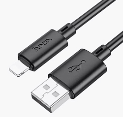 Кабель USB <--> Lightning  1.0м HOCO X88 Gratified, черный