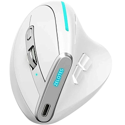 Мышь вертикальная БП ZELOTES F-36 (белая)