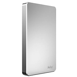 Внешний жёсткий диск 2.5" 1Tb NETAC K330 серебро, USB3.0 (NT05K330N-001T-30SL)