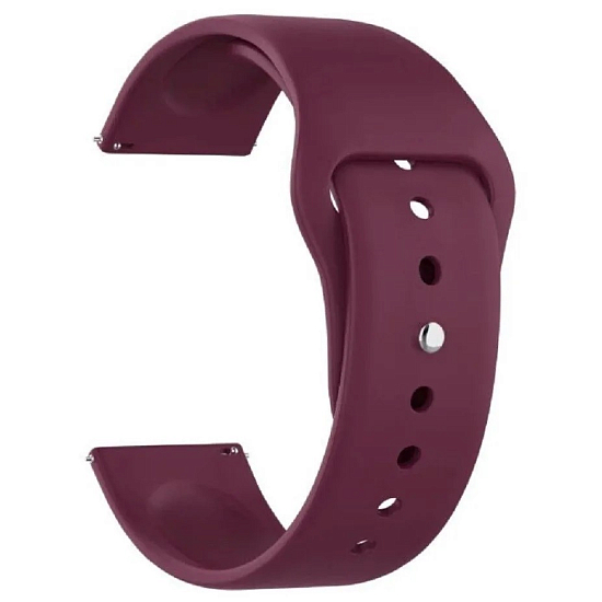 Силиконовый ремешок NONAME для Samsung Galaxy Watch, 22mm, ,бардовый