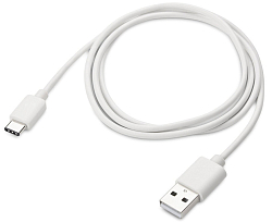Кабель USB <--> Type-C/Type-C  1.0м KEIS белый, 3A