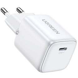 Сетевое ЗУ 1Type-C UGREEN CD318 (15324) Nexode Mini, белый, 20W