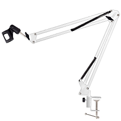 Держатель микрофона ISA NB-35 белый (Пантограф)