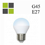 E27 шарик G45
