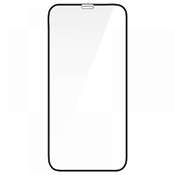 Противоударное стекло FAISON для iPhone 12/12 Pro, Anti-shock Ceramic Matte, черное, матовое