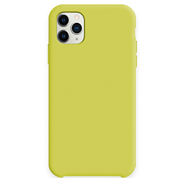Силиконовый чехол SILICONE CASE для iPhone 11 Pro (32) лимонный