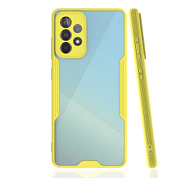 Силиконовый чехол BUBBLE для Samsung Galaxy A72 желтый
