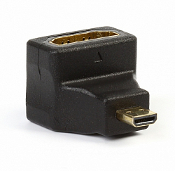 Переходник microHDMI <--< HDMI SMARTBUY (A118) угловой разъем
