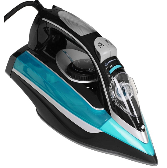 Утюг Hyundai H-SI01336 2800Вт черный/голубой