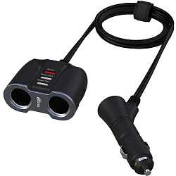 Разветвитель прикуривателя RITMIX RM-23XQC