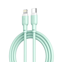 Кабель Lightning <--> Type-C  1.0м XO NB-Q208A, 20Вт, PD, зеленый