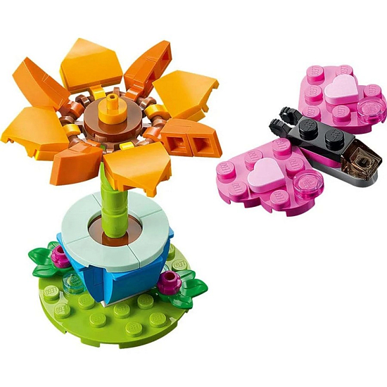 Конструктор LEGO Friends 30417 Садовый цветок и бабочка