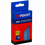 Клеевые стержни РОКОТ D=11mm, L=100mm, прозрачный (упак. 10 шт.)