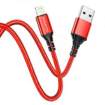 Кабель USB <--> Lightning  1.0м BOFOFONE BX54 красный