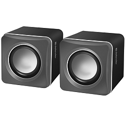 Колонки 2.0 DEFENDER SPK 33 серые (2*2.5Вт)