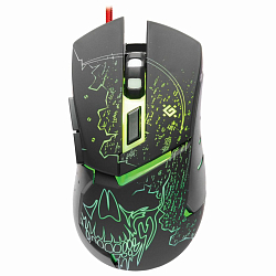 Мышь DEFENDER Alfa GM-703L, черный, USB