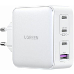 Сетевое ЗУ 1USB/3Type-CUGREEN CD226 (15337) Nexode белый, 100W