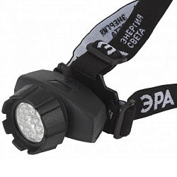 Фонарь ЭРА GB-605 налобный, черный, в блистере