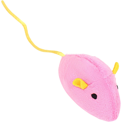 Игрушка для кошек «Мышь с кошачьей мятой», 5 см, розовая