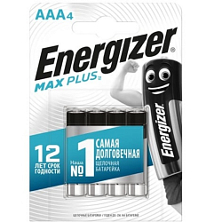Элемент питания ENERGIZER LR03 BL3+1  MAX Plus (4/48)